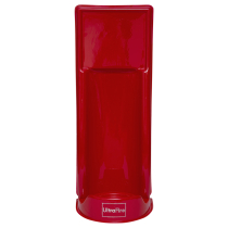 a front shot of a red single fire extinguisher stand with UltraFire branding