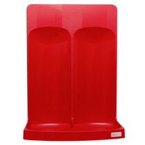 Double Fire Extinguisher Stand – Red